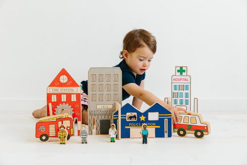 THE FRECKLED FROG - Happy Architect - Emergency Toy Set